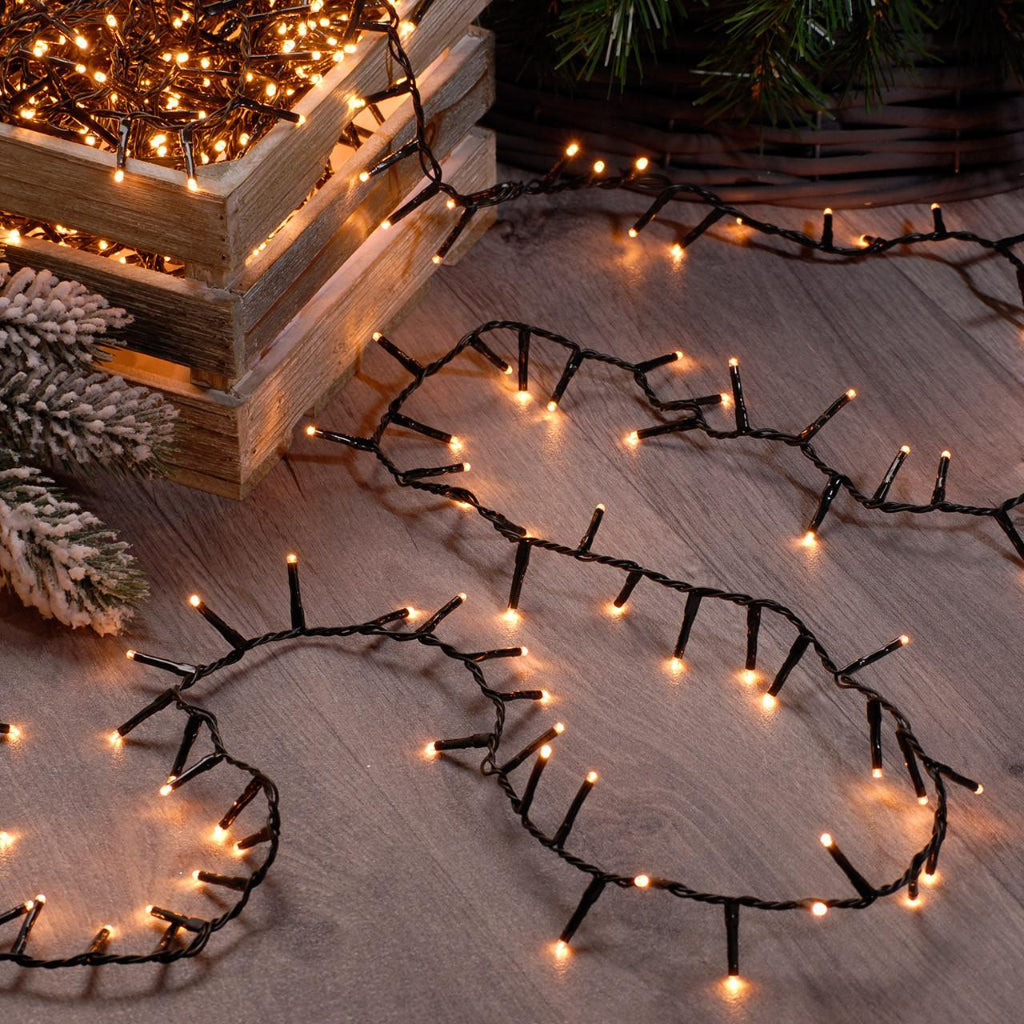 200LED 10-Meter String Warm Lights –  Energy-Efficient with Safe 3-Pin Plug for Outdoor & Indoor Use