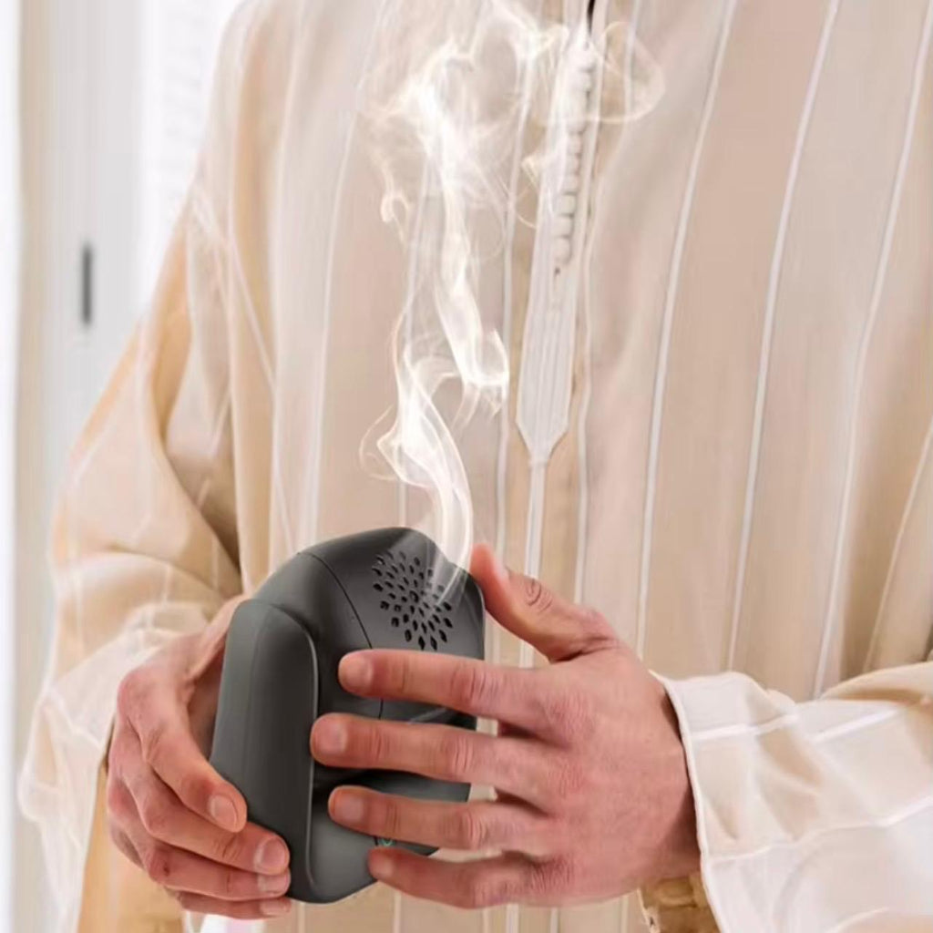 Rechargeable Mini Electronic Incense Burner – Portable Bukhoor Aroma Diffuser