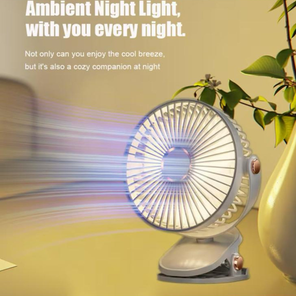 Portable USB Rechargeable Desktop Fan