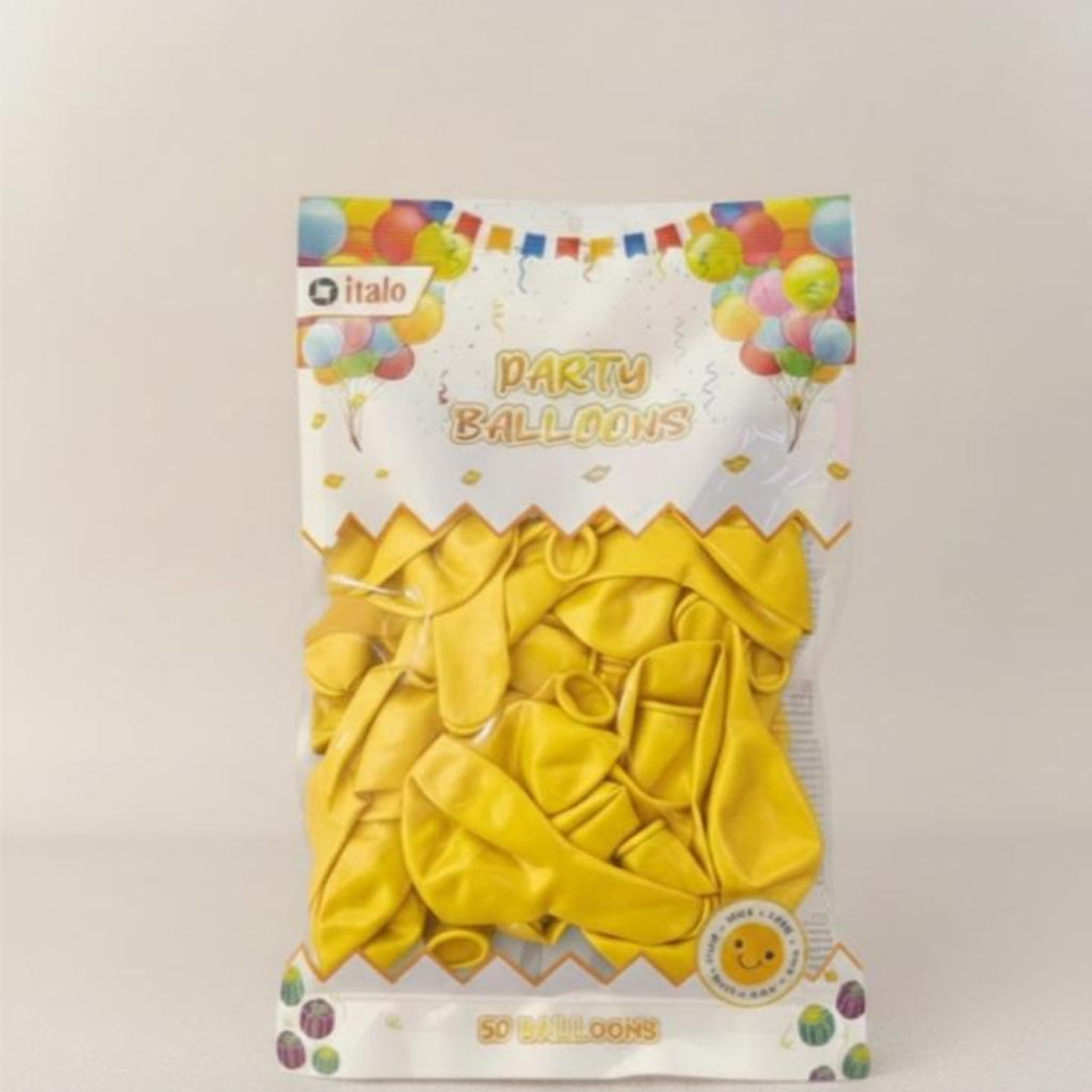50 PCS Set Premium Party Decoration Balloons for Birthday, Baby Shower & Events