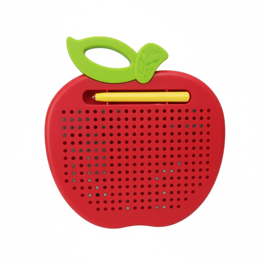 Magnetic Apple Shape Drawing Board Educational Toy - Sketch Pad