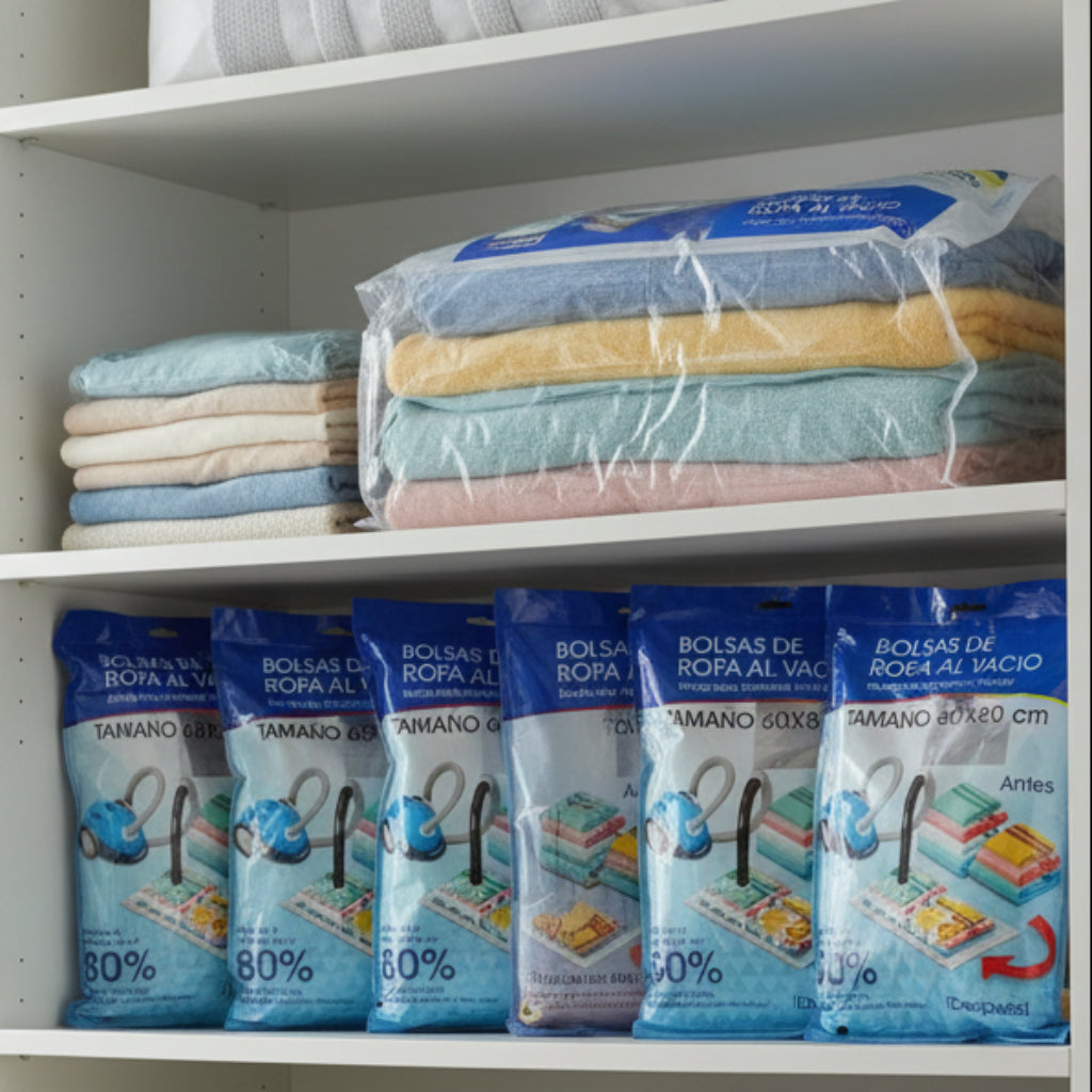 Vacuum Storage Bags 60x80 cm Space Saving Clothes Organizer