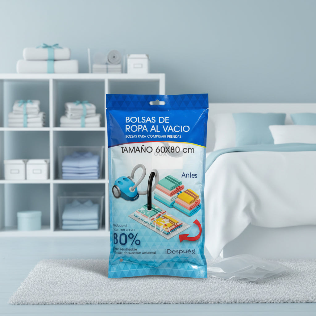 Vacuum Storage Bags 60x80 cm Space Saving Clothes Organizer