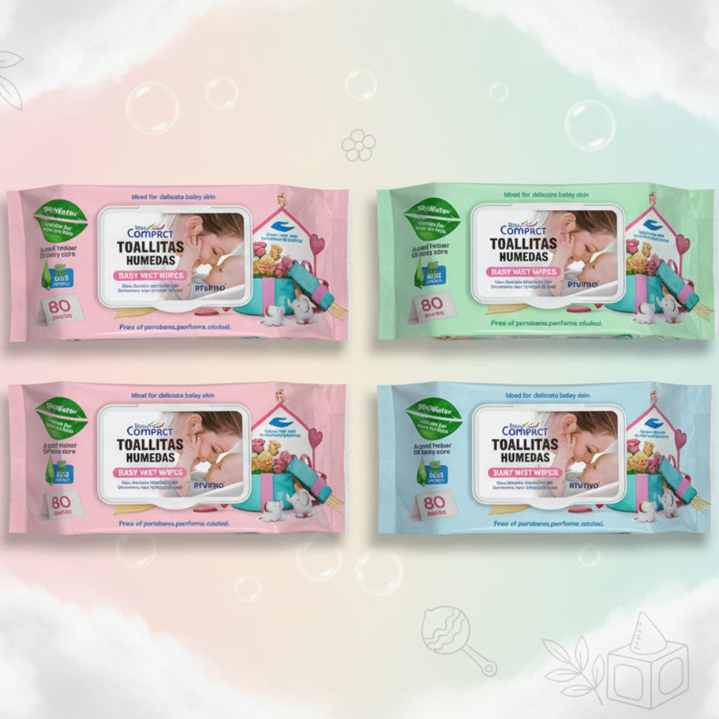 Premium Water Baby Wipes | Soft, Gentle & Hypoallergenic Wet Wipes for Sensitive Skin