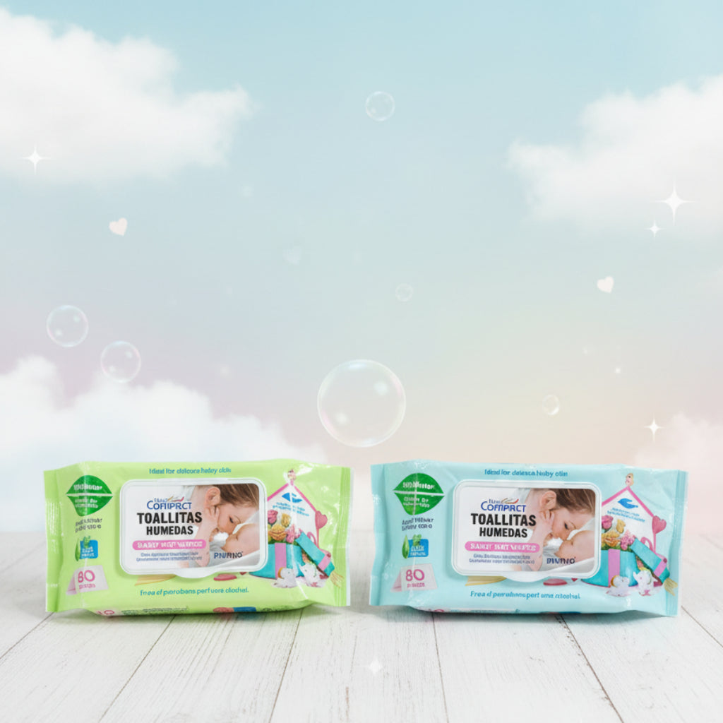 Premium Water Baby Wipes | Soft, Gentle & Hypoallergenic Wet Wipes for Sensitive Skin