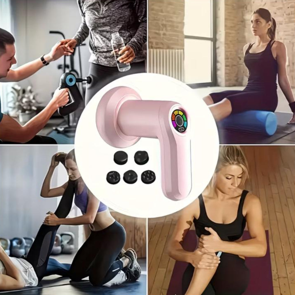 Electric Body Massager USB Rechargeable Handheld Waist, Abdomen & Leg Massager