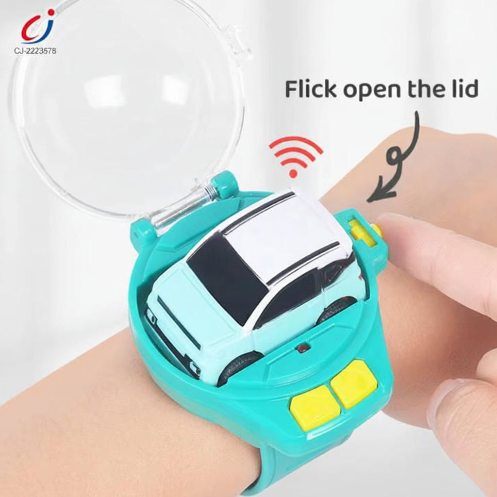 Mini Car Watch Toy – USB Rechargeable Racing Watch for Kids