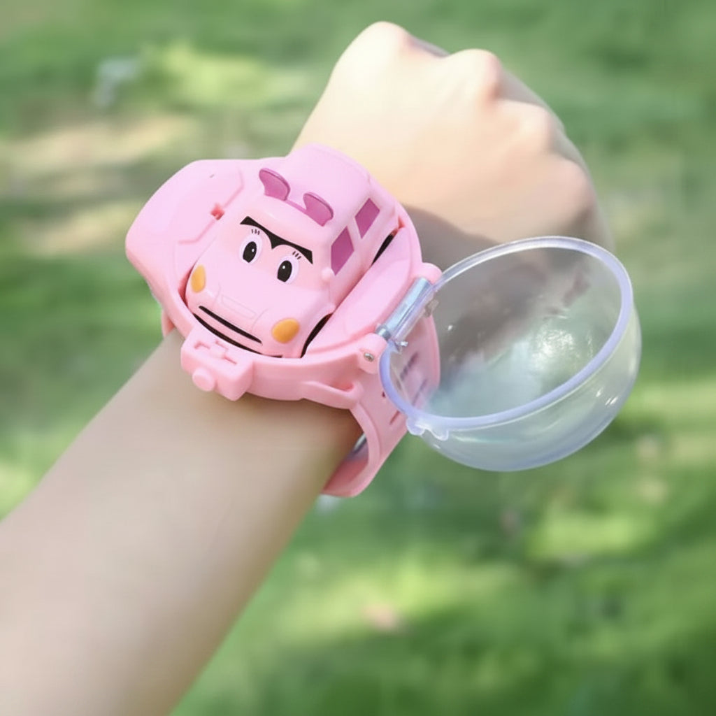 Mini Car Watch Toy – USB Rechargeable Racing Watch for Kids