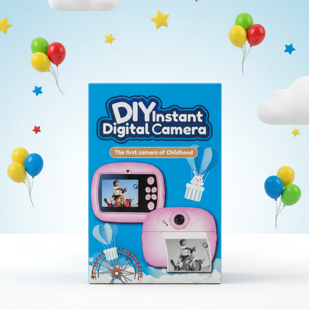 Kids Instant Print Camera – Unicorn Cartoon Digital Camera for Children
