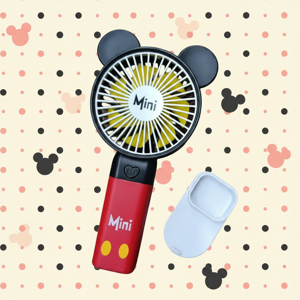 Mini Handheld Fan – Portable 3 Speed Rechargeable