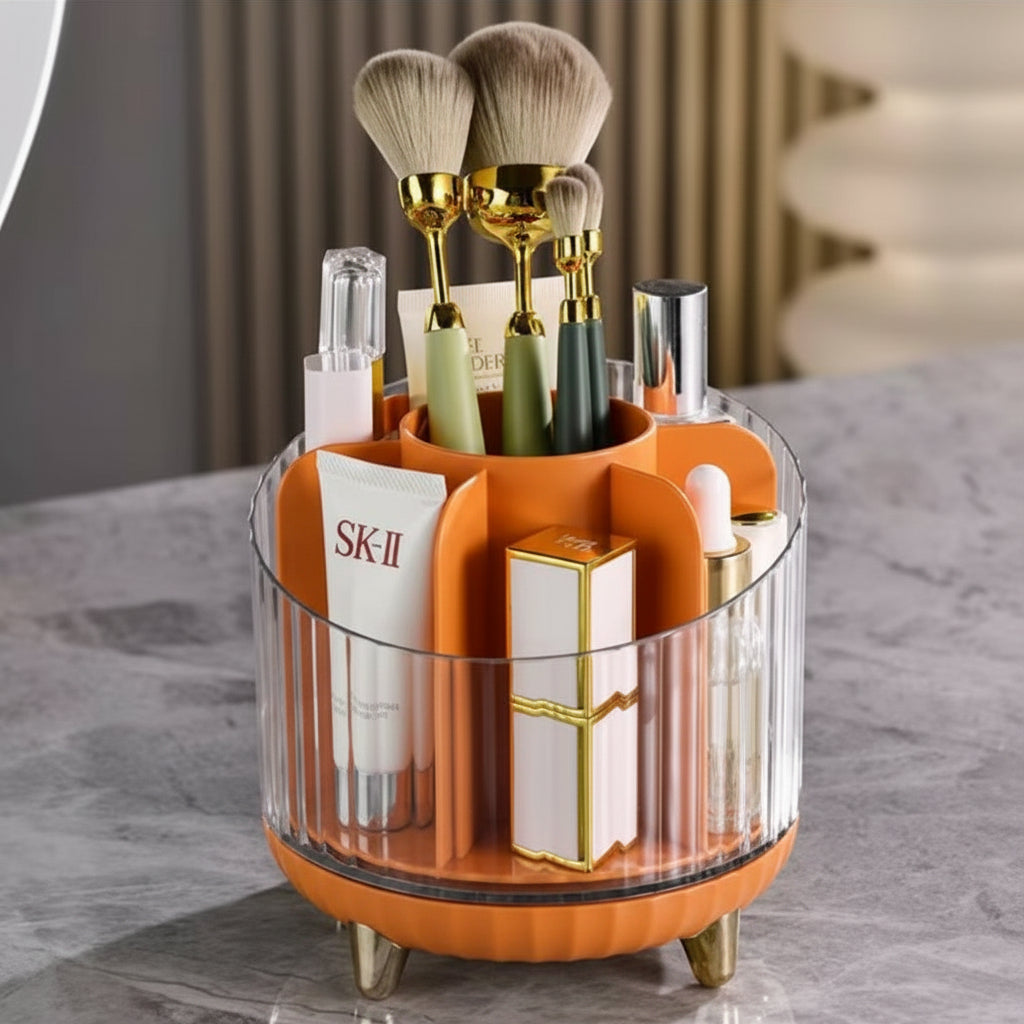 Rotating Desktop Cosmetics Storage Organizer