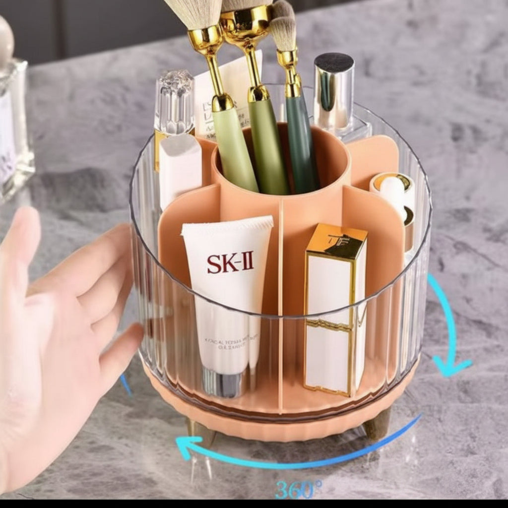 Rotating Desktop Cosmetics Storage Organizer