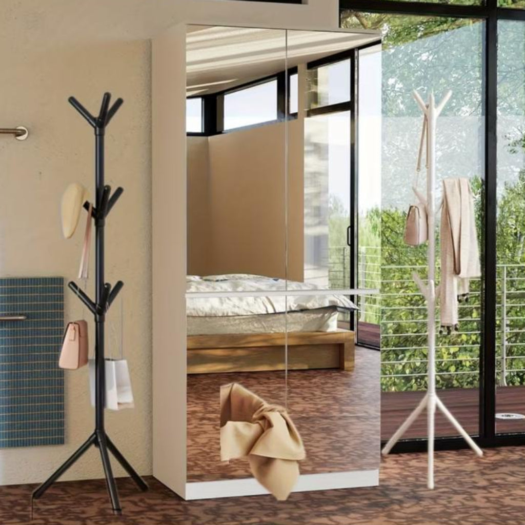 Standing Clothes Rack – Modern Space-Saving Garment Organizer for Clothes, Bags & Accessories