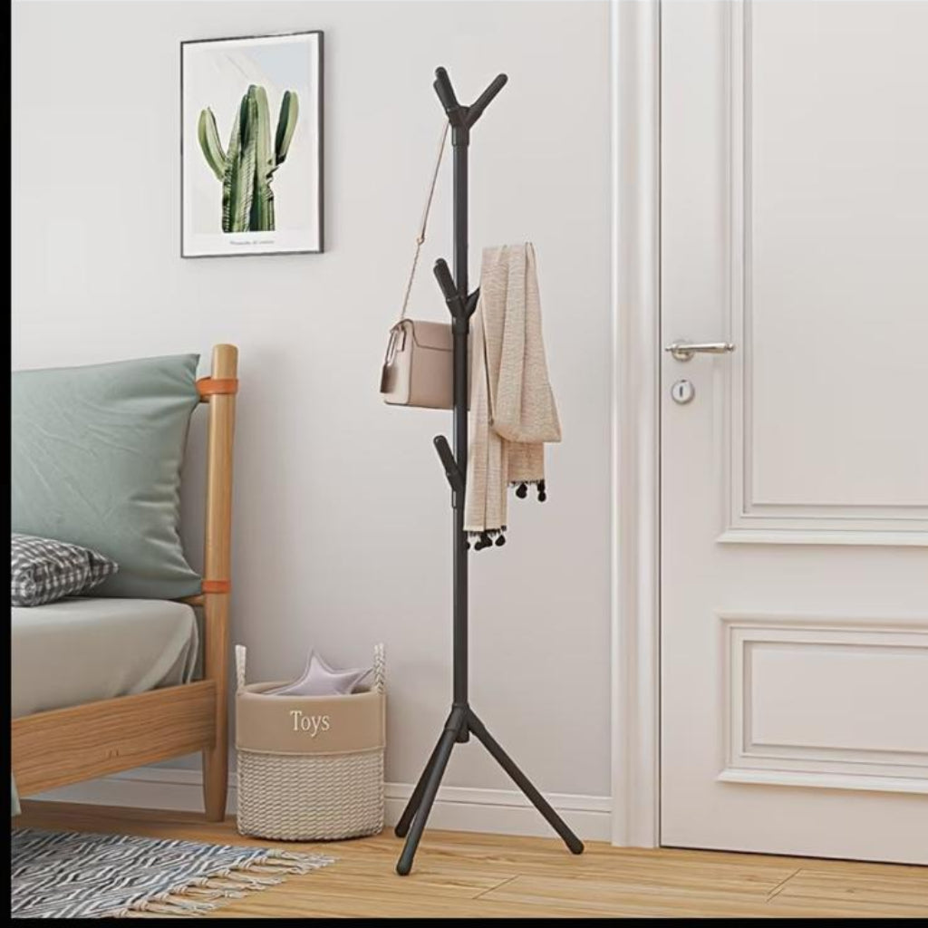 Standing Clothes Rack – Modern Space-Saving Garment Organizer for Clothes, Bags & Accessories