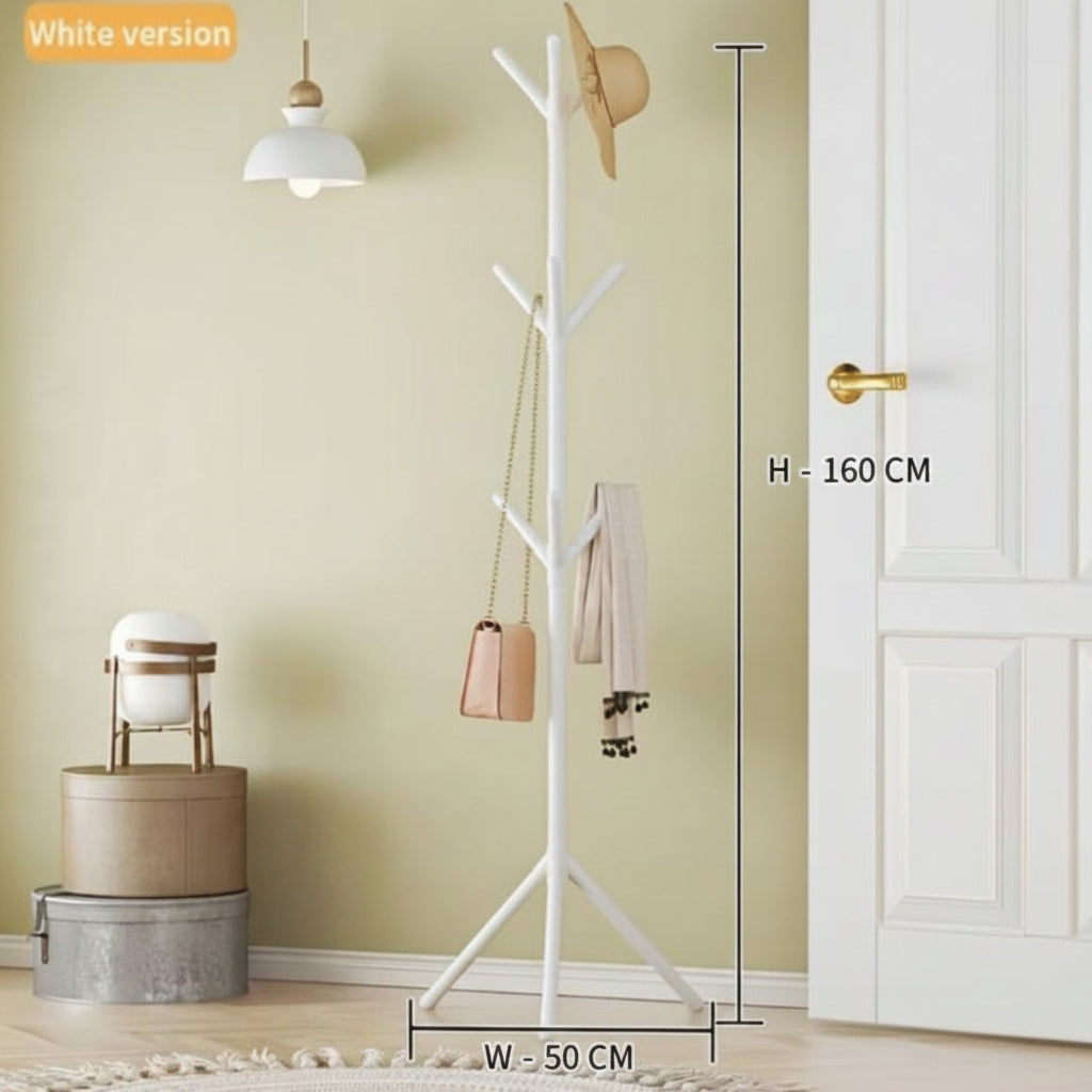 Standing Clothes Rack – Modern Space-Saving Garment Organizer for Clothes, Bags & Accessories