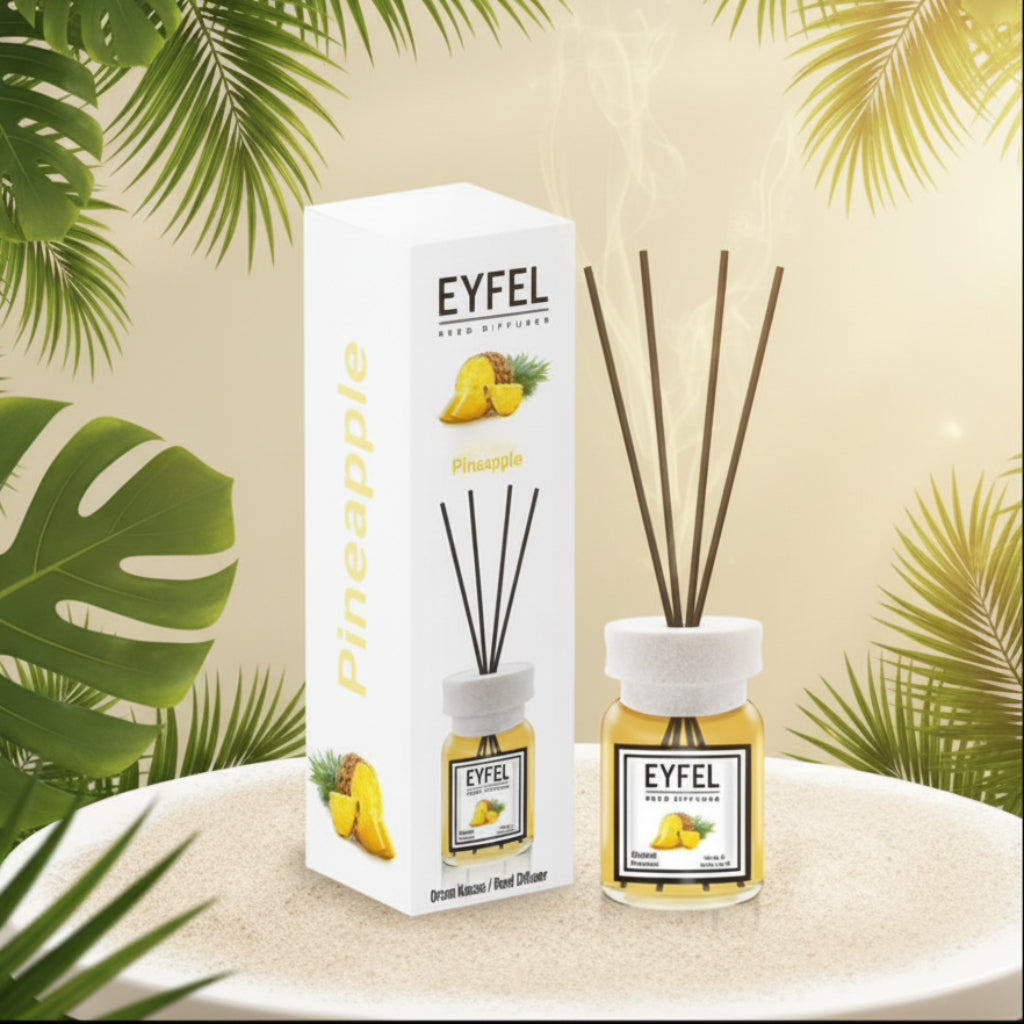 Eyfel Reed Diffuser – Pineapple Fragrance 120 ml