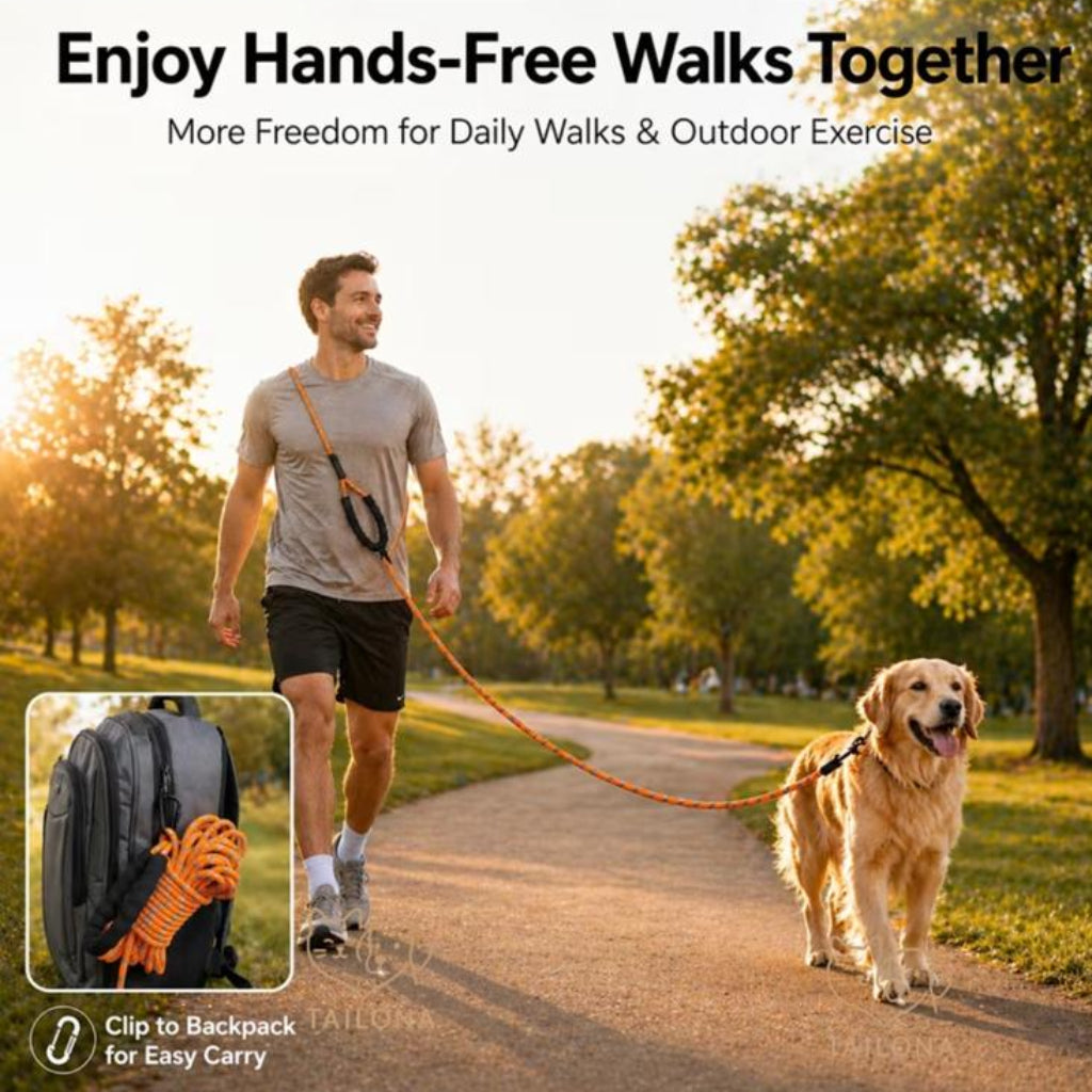 Dog Training Leash 3M – Wear-Resistant Strong Rope with Soft Handle for Small & Medium Dogs