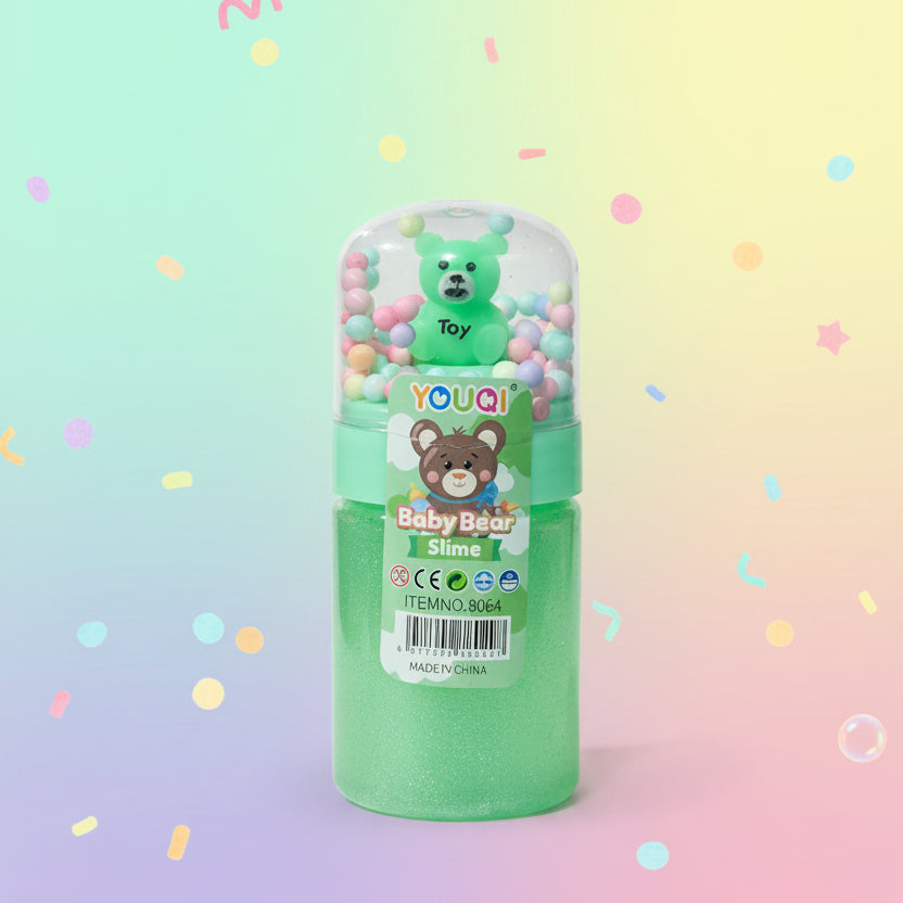 Teddy Bear Slime – Cute Stretchy Slime Toy for Kids