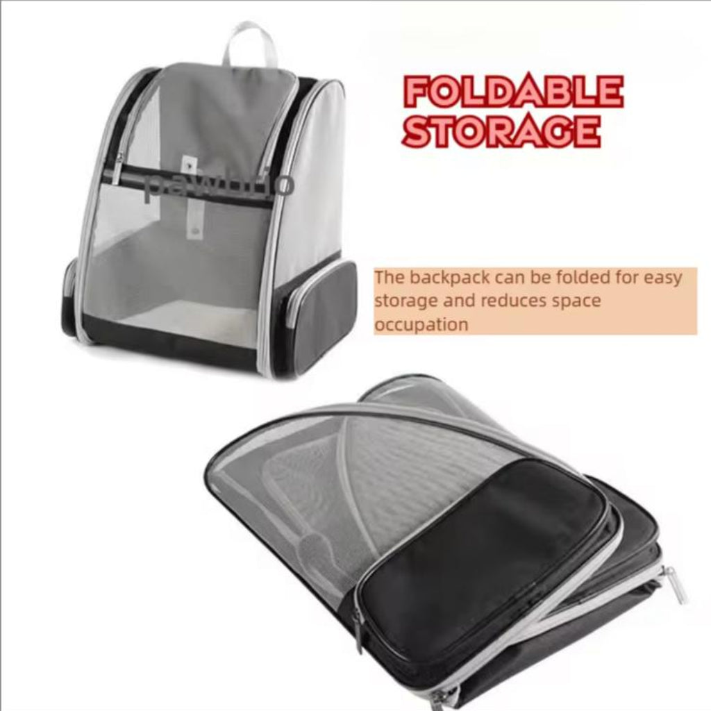 Cat Backpack Carrier Bag – Portable Travel Backpack for Cats and Small Pets