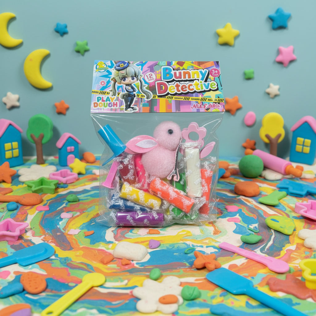 12 Colors Modeling Clay Set – Soft DIY Creative Clay for Kids