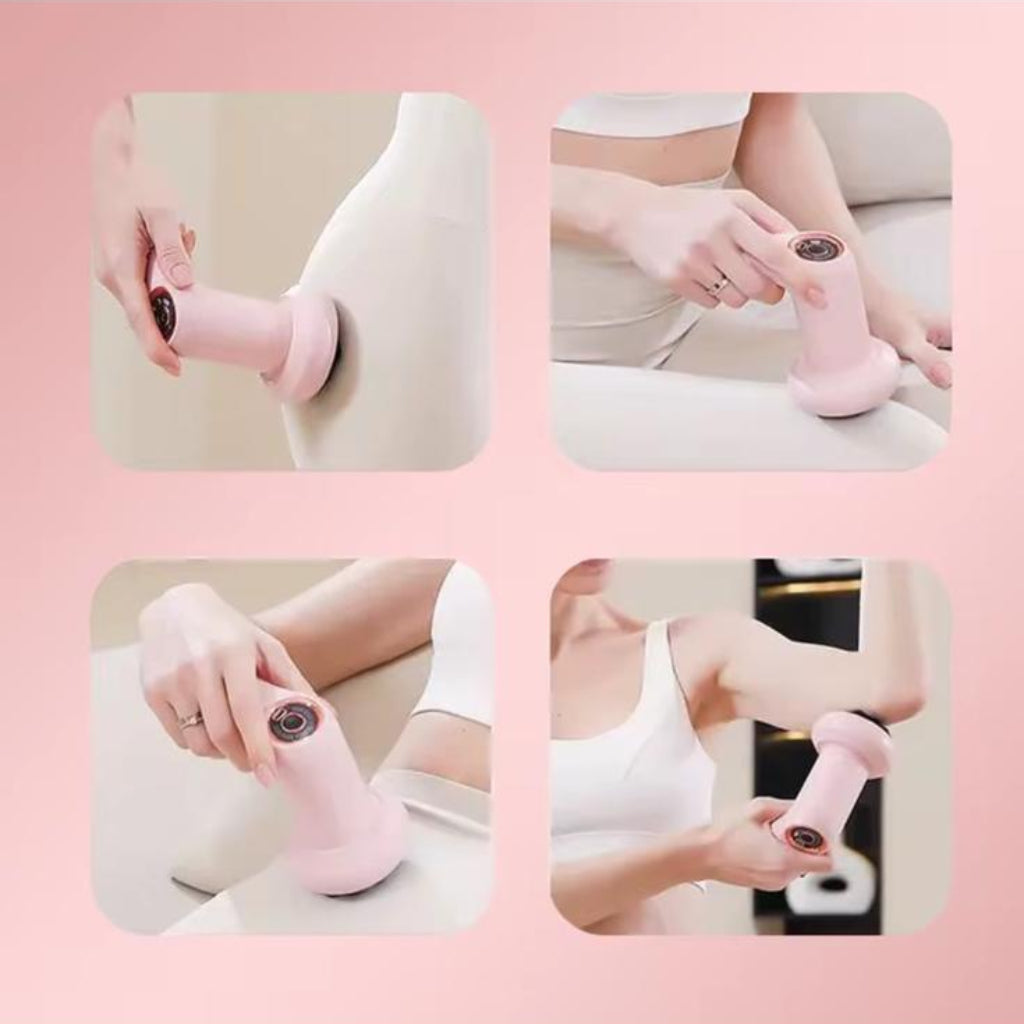 Electric Body Massager USB Rechargeable Handheld Waist, Abdomen & Leg Massager
