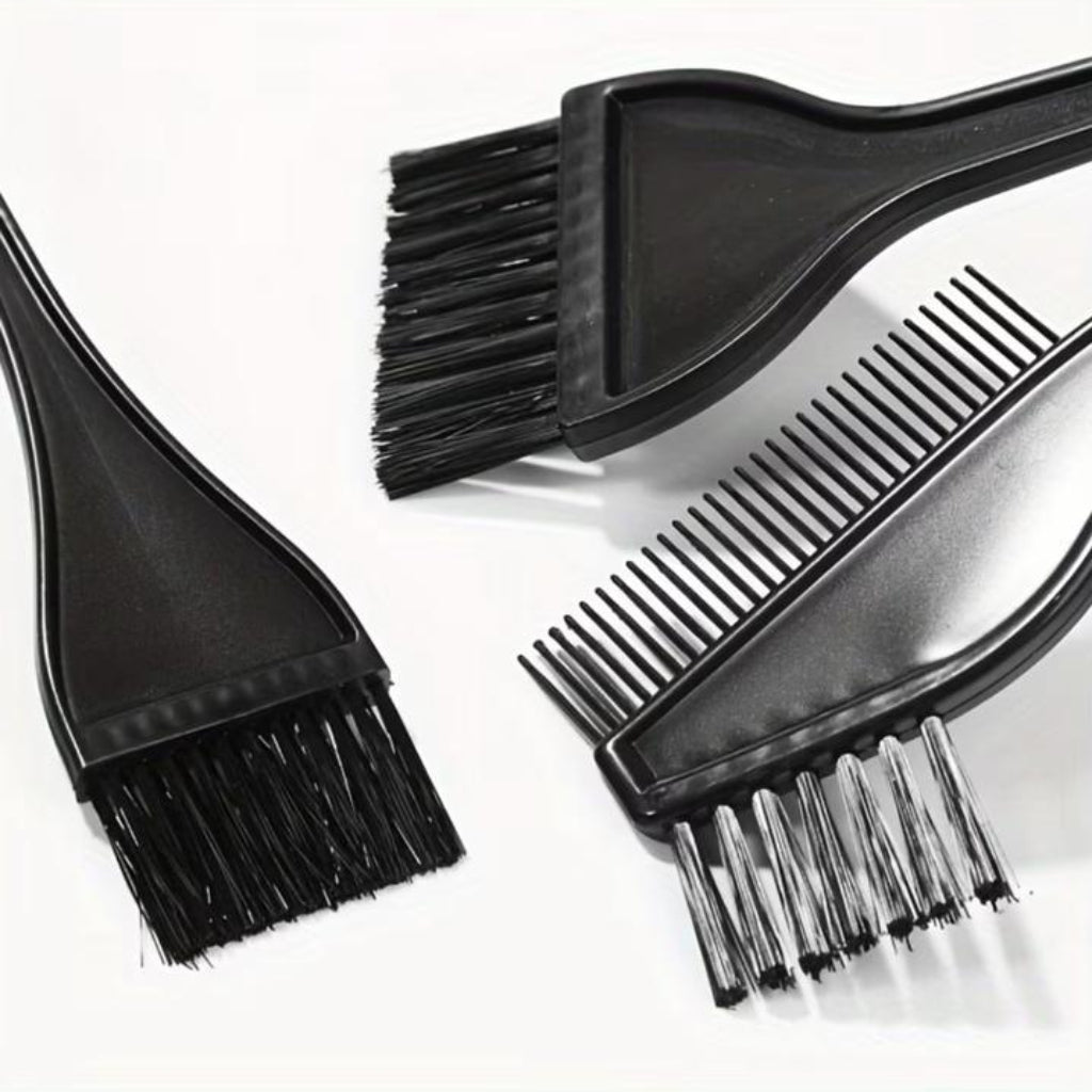 Professional Hair Dyeing Kit Set – Comb, Brush & Mixing Bowl for DIY Hair Coloring