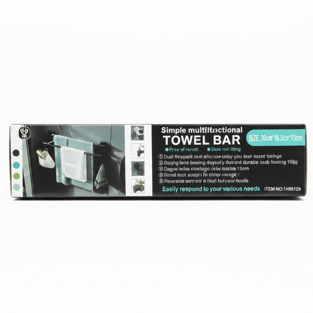 Towel Holder Rack – Wall Mounted Bathroom Towel Organizer