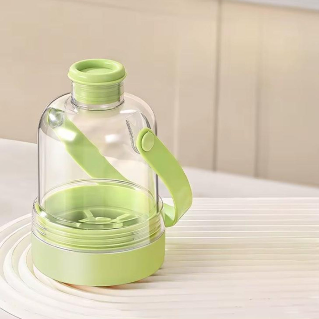 2-in-1 Ice Maker Cup – Portable Ice Tray & Water Bottle with One-Touch Ice Release