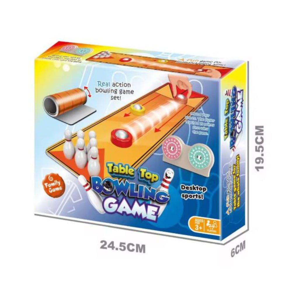 Tabletop Mini Bowling Game Set – Parent-Child Interactive Puzzle Board Game for Kids & Adults
