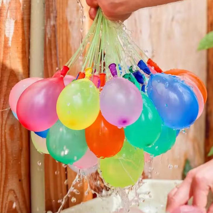 Rapid-Fill Water Balloons Kit – 111 Balloons, Quick-Connect Outdoor Splash Set for Kids & Adults