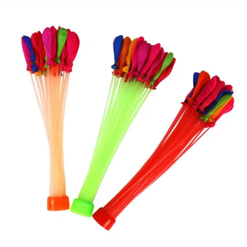 Rapid-Fill Water Balloons Kit – 111 Balloons, Quick-Connect Outdoor Splash Set for Kids & Adults