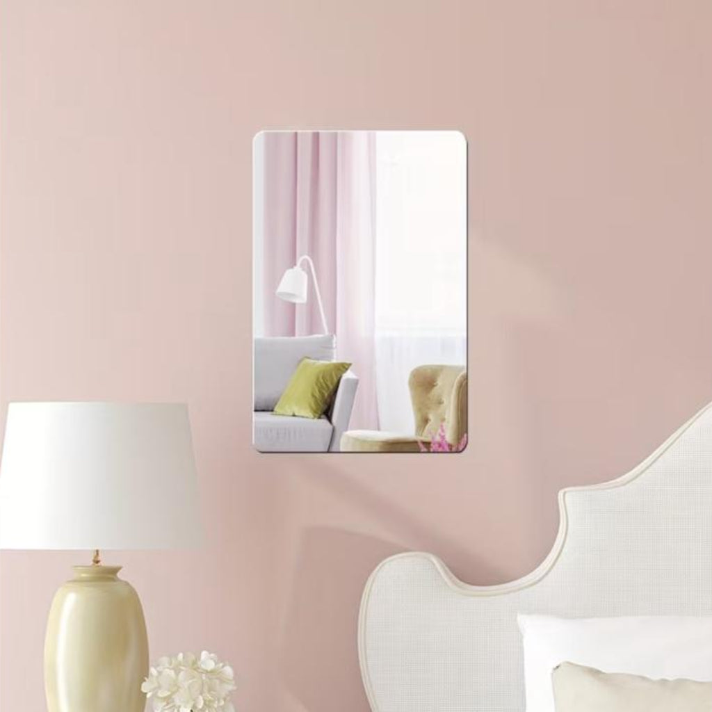 Mirror Decorative Wall Sticker – Self-Adhesive Removable Wall Decor for Home