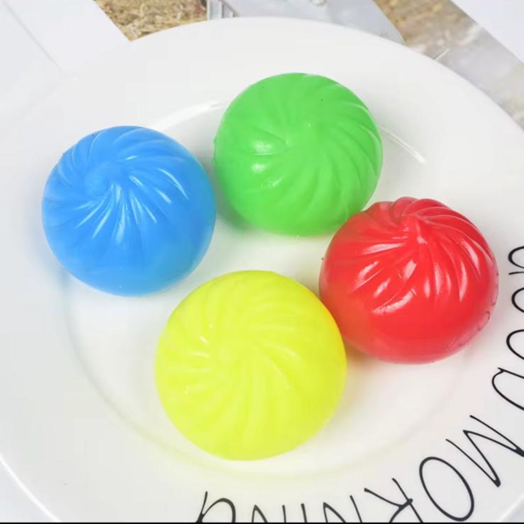 Squishy Dumpling Sensory Toy – Stress Relief Squeeze Toy for Kids & Adults
