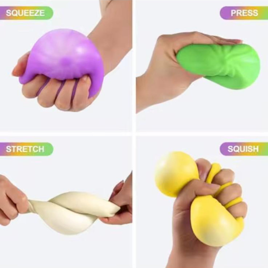 Squishy Dumpling Sensory Toy – Stress Relief Squeeze Toy for Kids & Adults