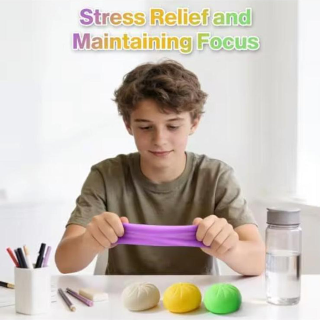 Squishy Dumpling Sensory Toy – Stress Relief Squeeze Toy for Kids & Adults