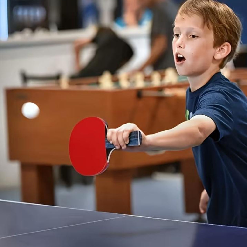 Table Tennis Set – 2 Professional Ping Pong Paddles & 3 Balls – Random Color Selection