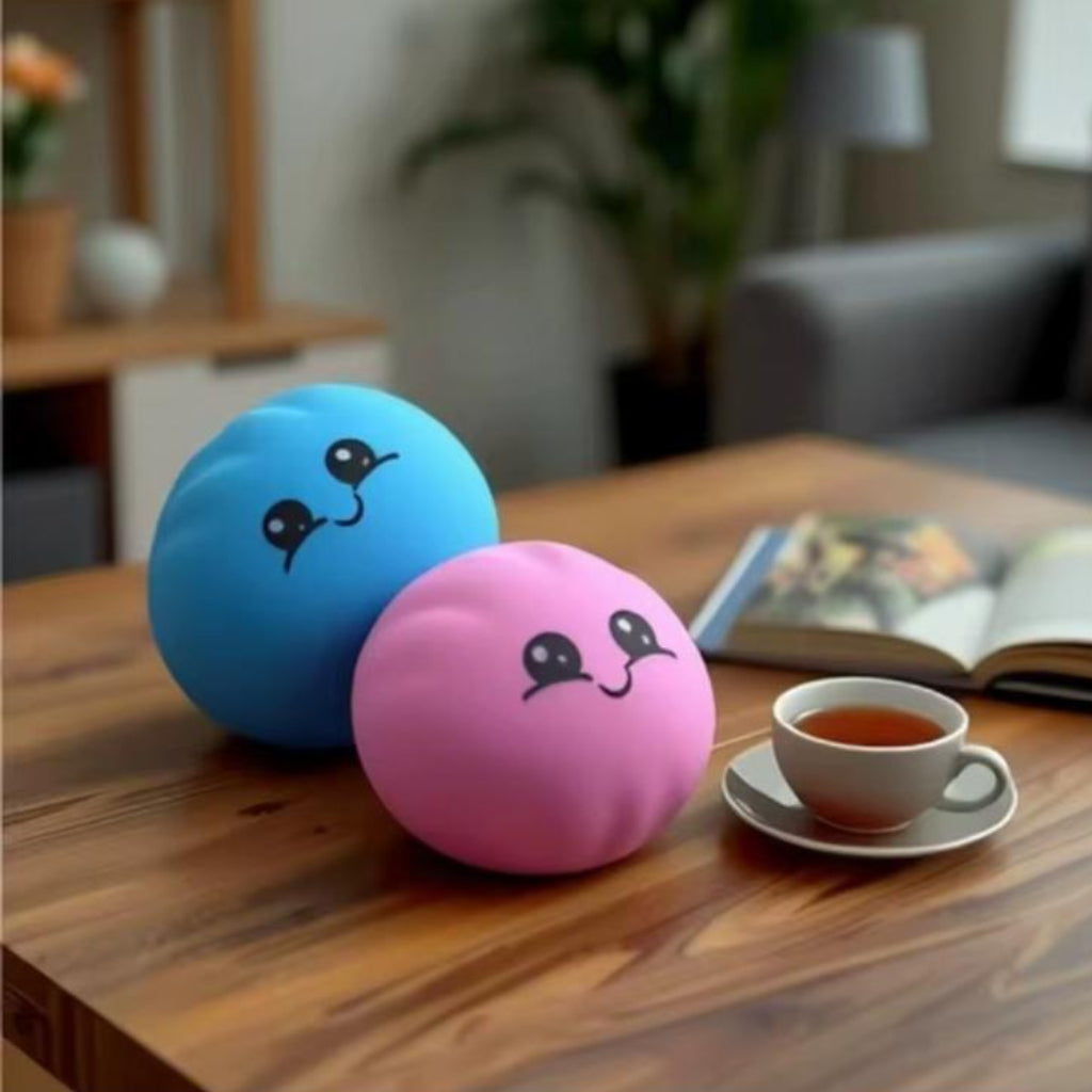 Squishy Dumpling Sensory Toy – Soft Stress Relief Squeeze Toy