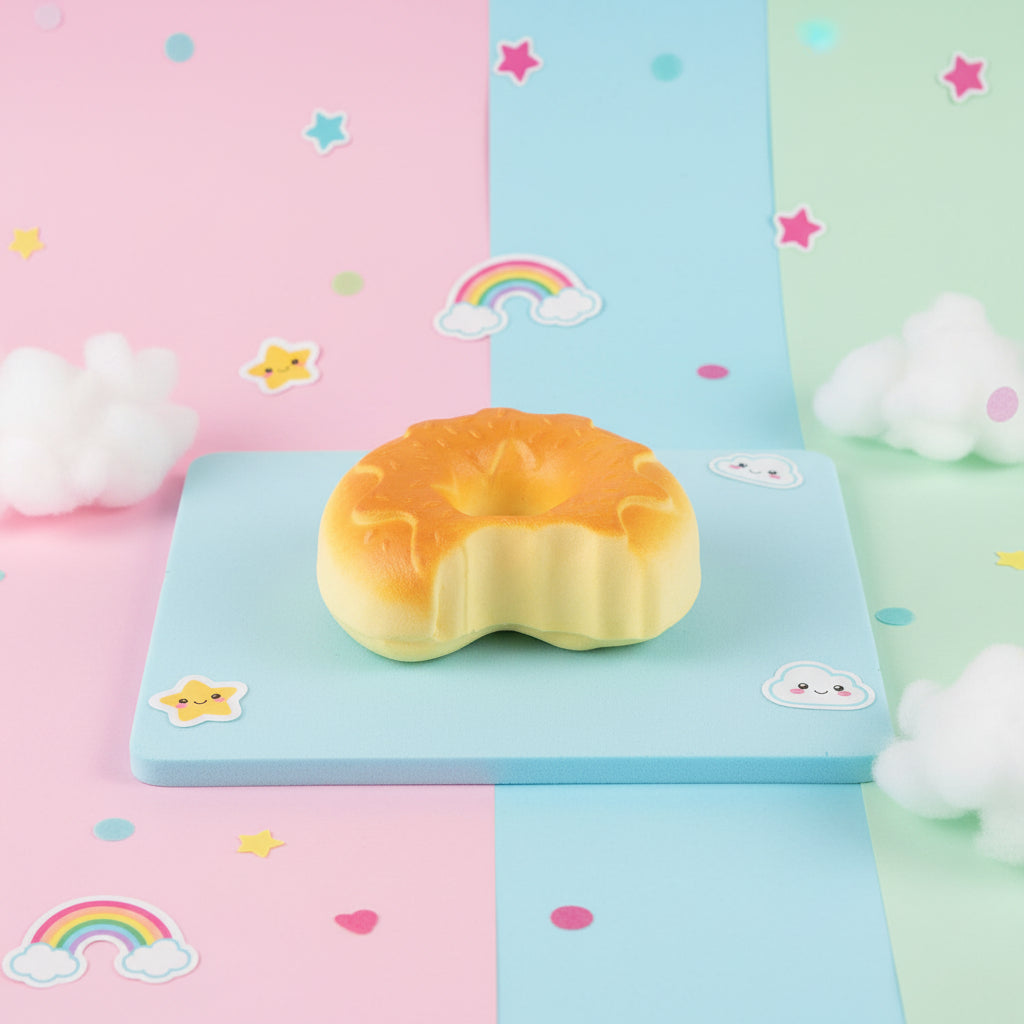 Bread Squishy Stress Relief Toy – Soft Slow Rising Foam