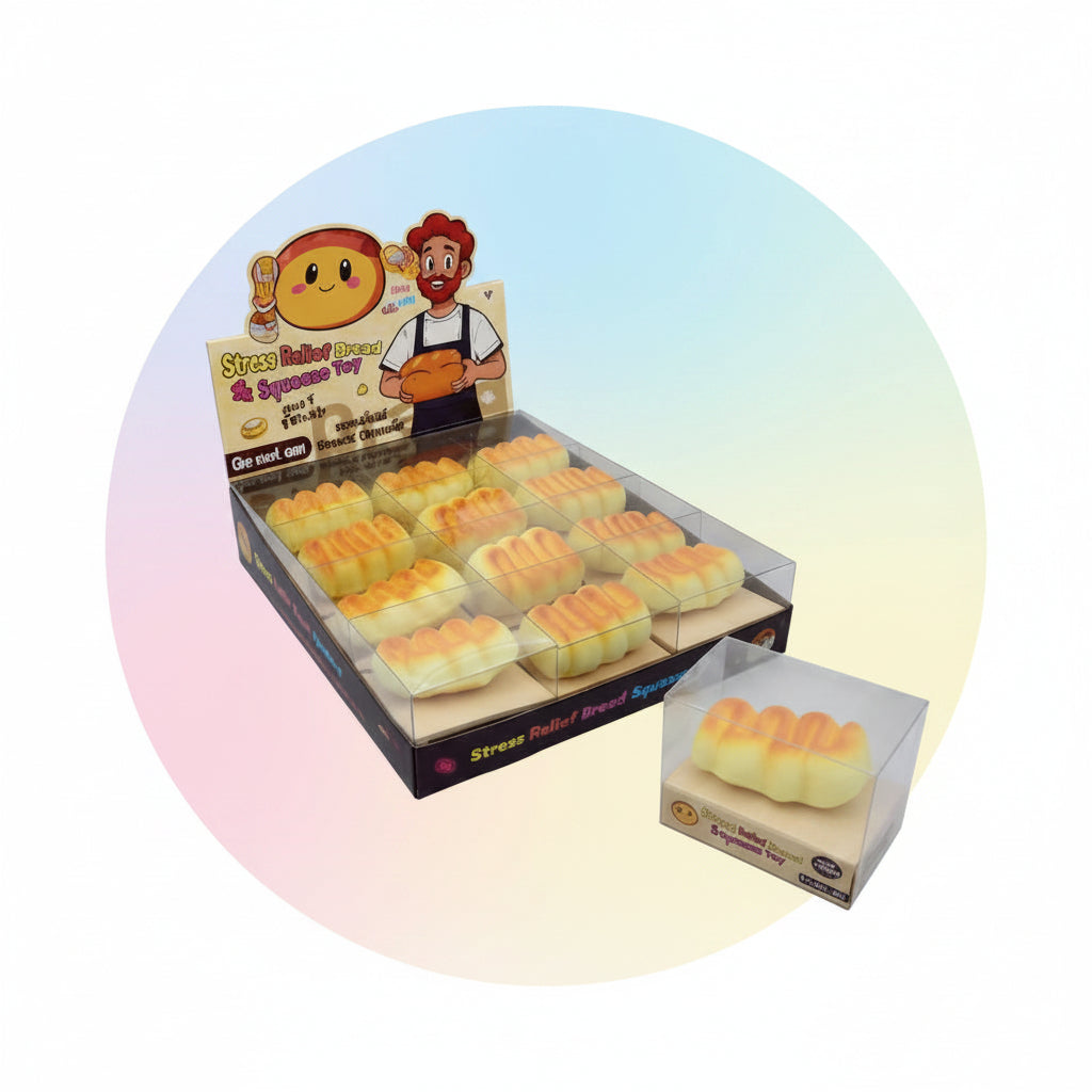 Stress Relief Bread Squeeze Toy