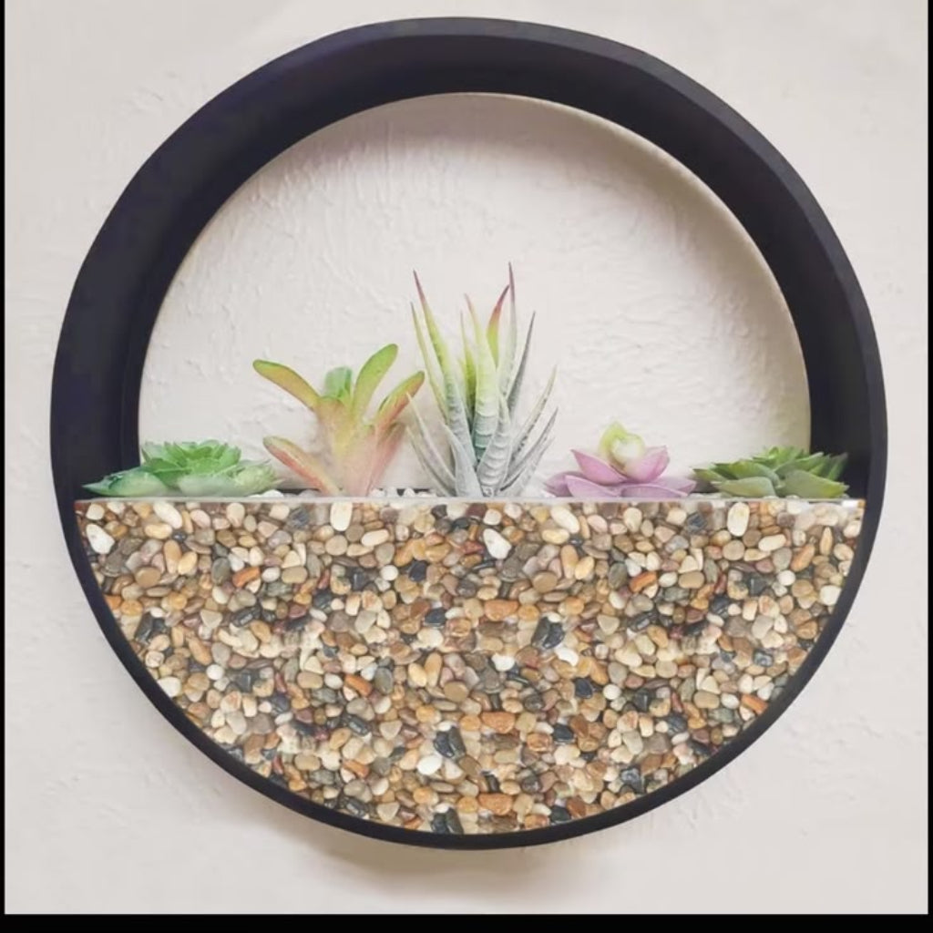 Natural Decorative River Pebbles – 240g Mixed Polished Stones for Crafts, Plants & Home Décor