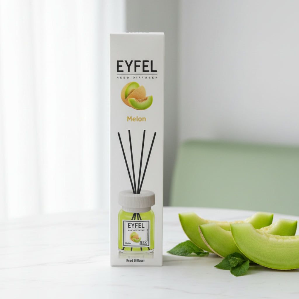 EYFEL Reed Diffuser – Melon & Cool Water Fragrance, 120 ml