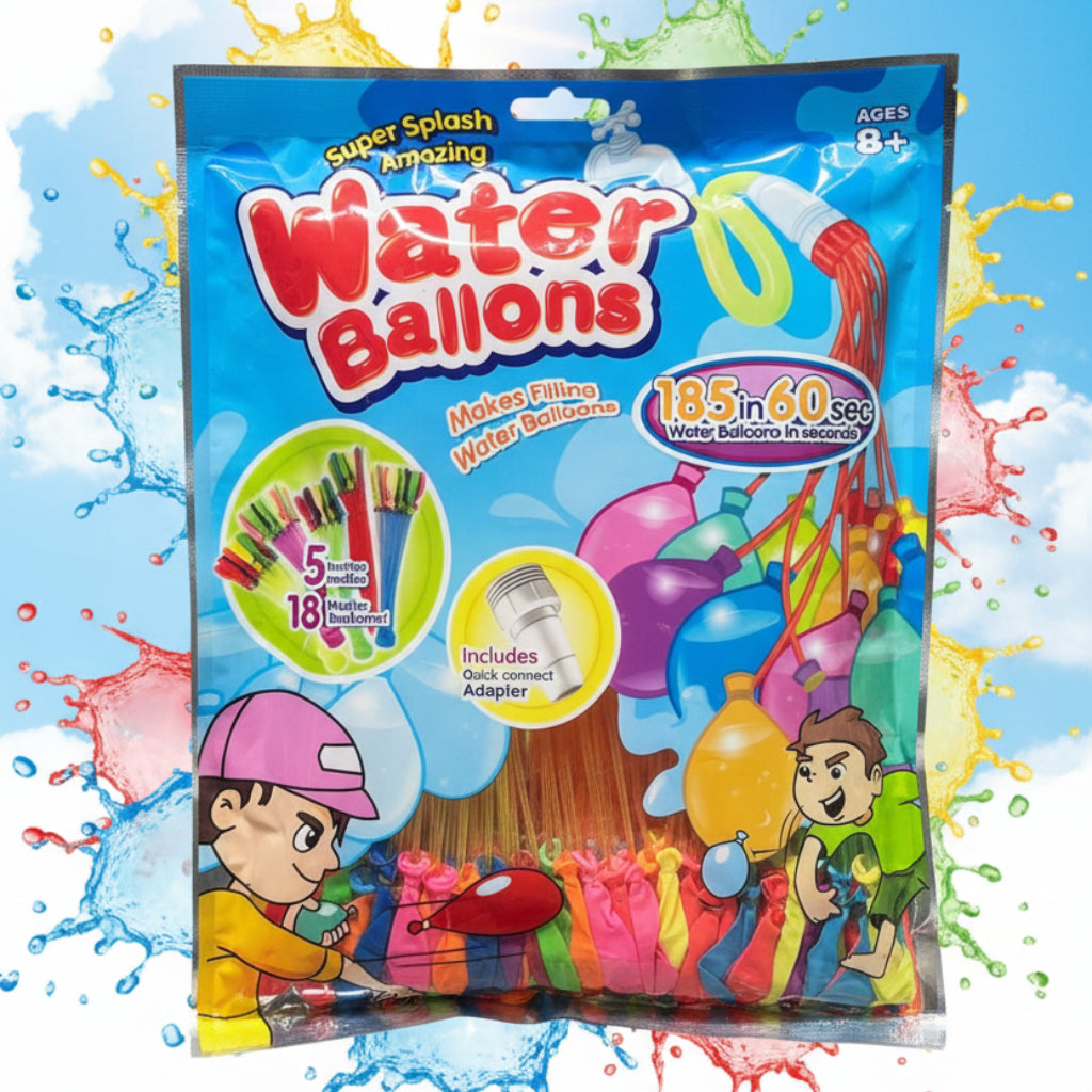 Water Balloons set – Colorful Self-Sealing Balloons for Outdoor Summer Fun