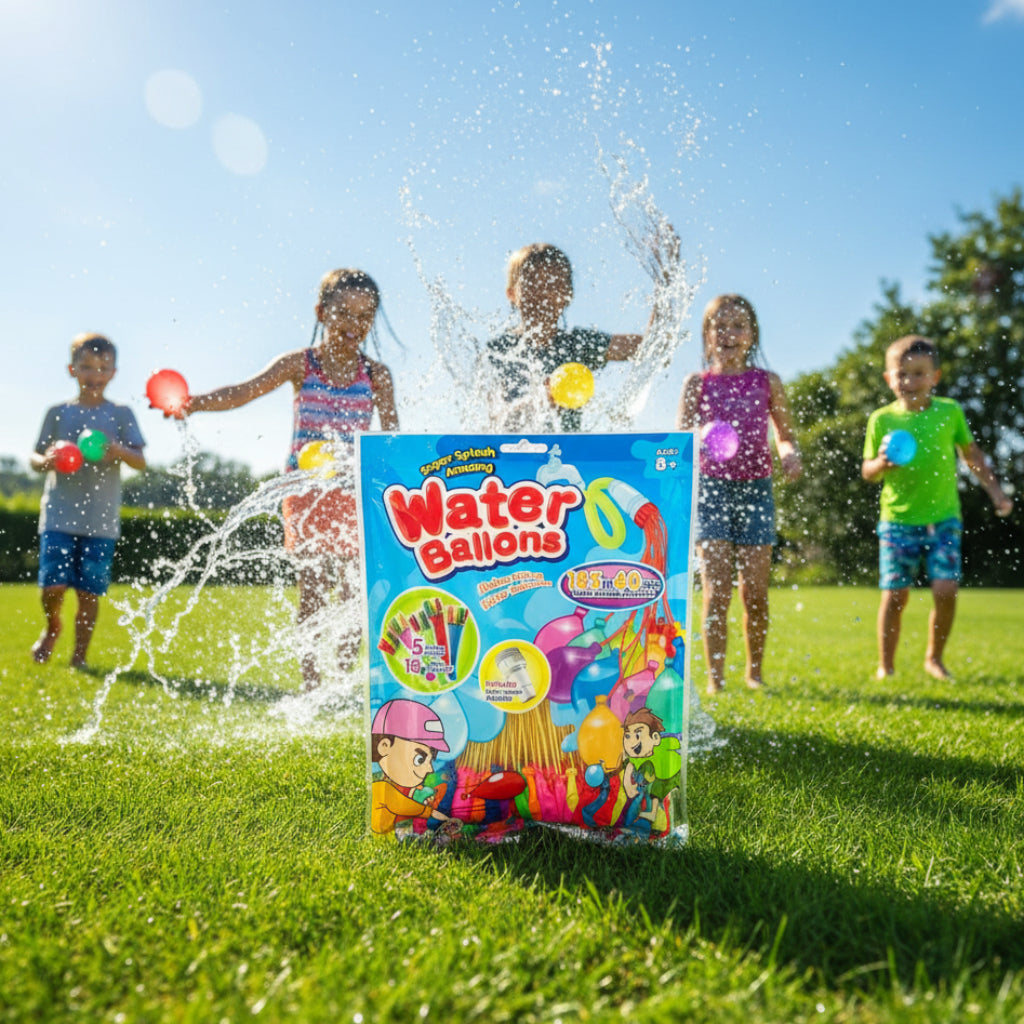 Water Balloons set – Colorful Self-Sealing Balloons for Outdoor Summer Fun