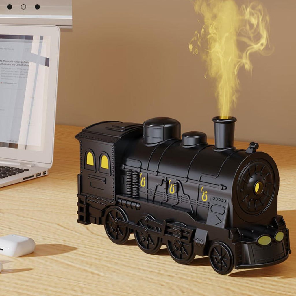 Train Aromatherapy Diffuser & Humidifier – Decorative Essential Oil Mist Maker for Home & Office