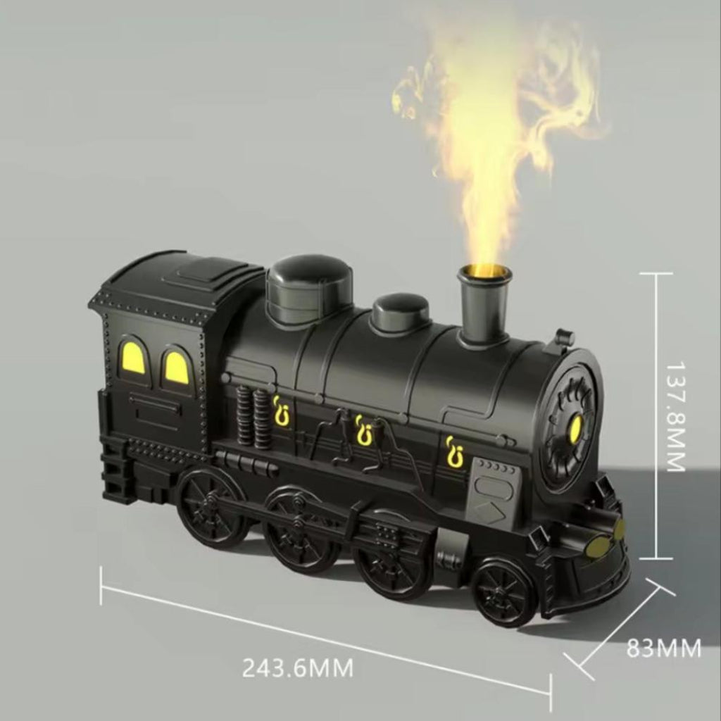 Train Aromatherapy Diffuser & Humidifier – Decorative Essential Oil Mist Maker for Home & Office
