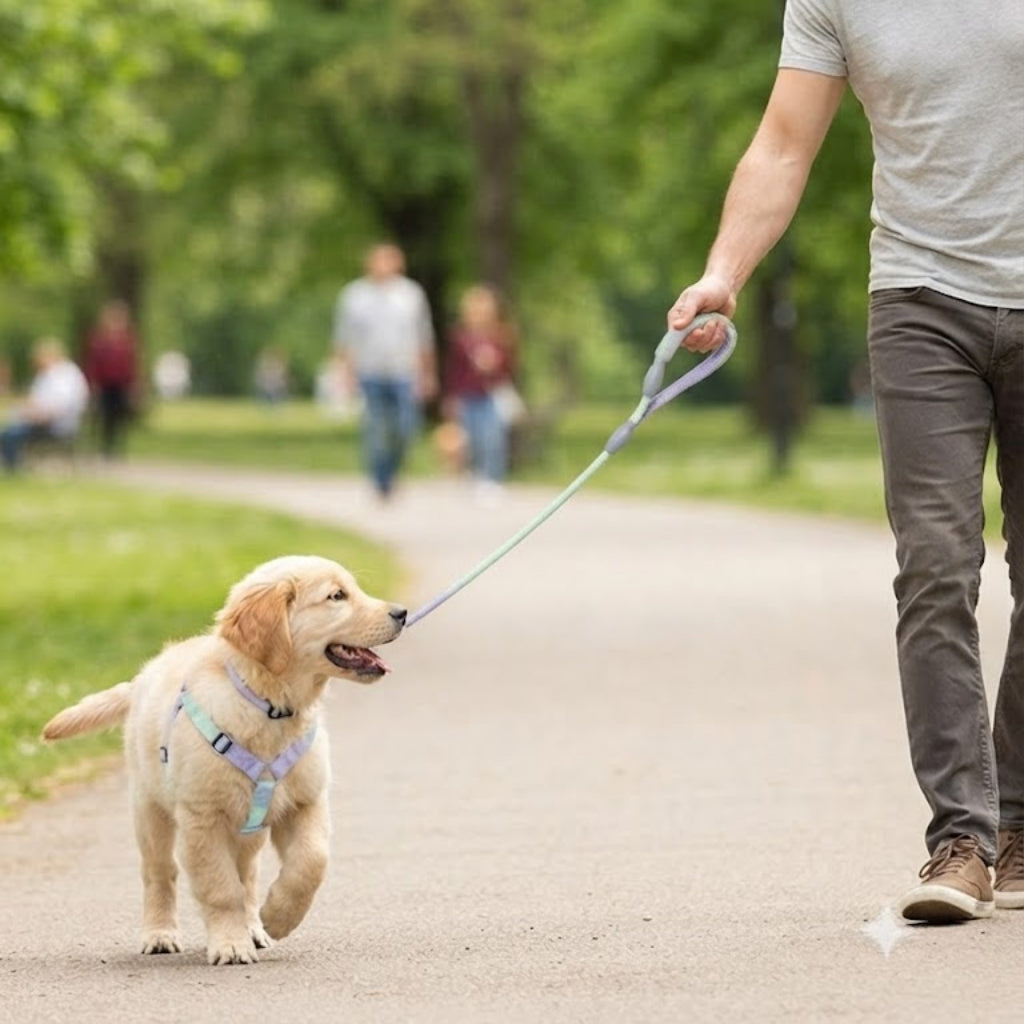 Gradient Pet Leash & Harness Set – Adjustable Walking Set for Dogs & Cats (1.2M)