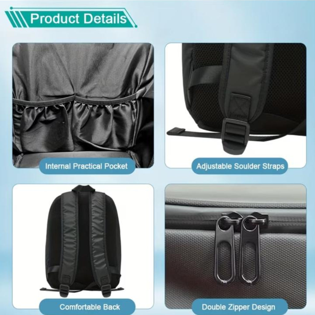 LED Display Smart Backpack – DIY Programmable LED Screen, Business Advertising & Motorcycle Travel Backpack