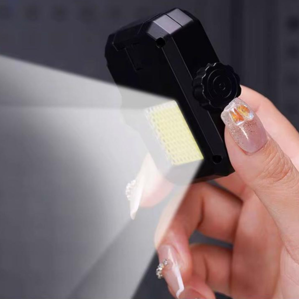 Rechargeable Double Arc Gyro Lighter with COB LED Light