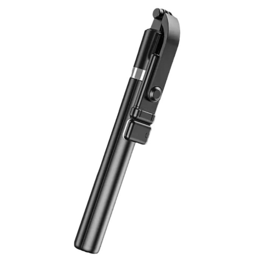 Selfie Stick Tripod with Fill Light & Wireless Remote – 360° Rotating Extendable Phone Holder