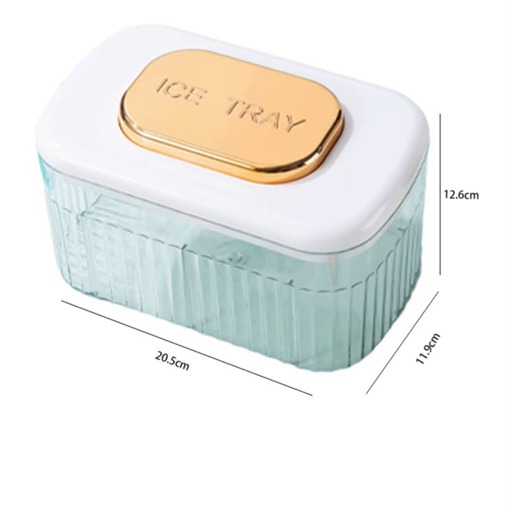Multi-Layer Press-Type Ice Cube Tray and Storage Box Set